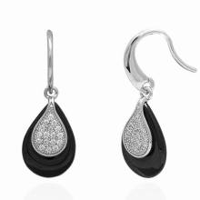 Ceramic Silver Jewelry Earrings (E21076)